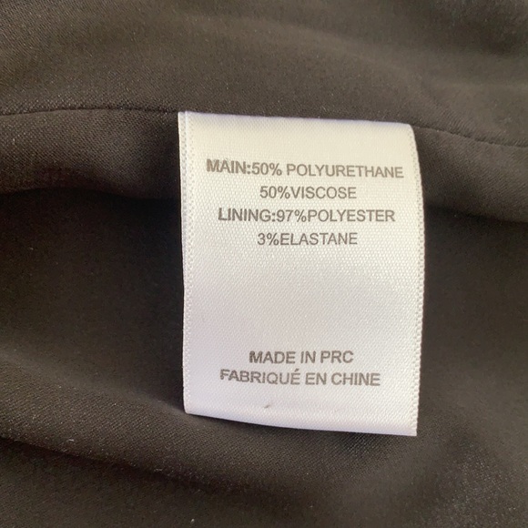 BLACK FAUX LEATHER RACERBACK TOP - Picture 9 of 12